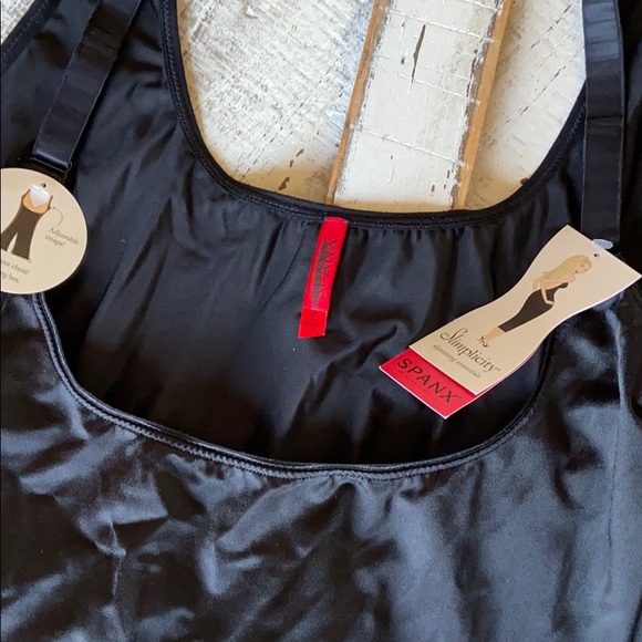 Spanx open bust suit $88 NWT black nude XL 3X - Picture 4 of 8